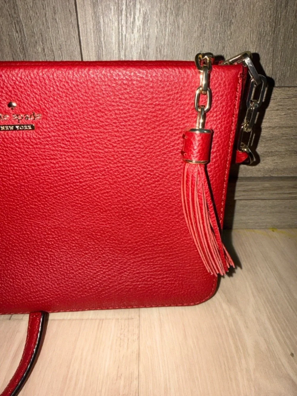 Kate Spade New York Kingston Drive Alessa Leather Bag, Heirloom Red